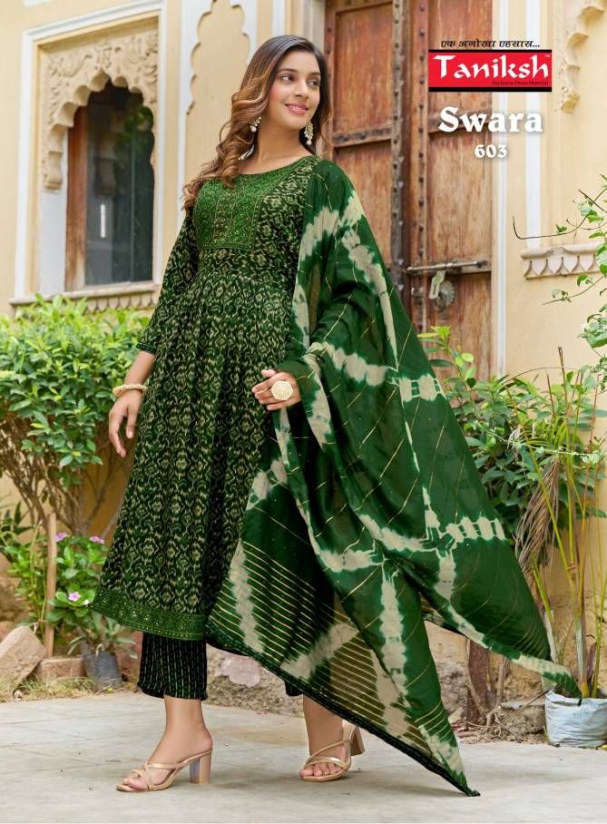 Tanishk Swara Vol 6 Embroidery Readymade Suits Catalog